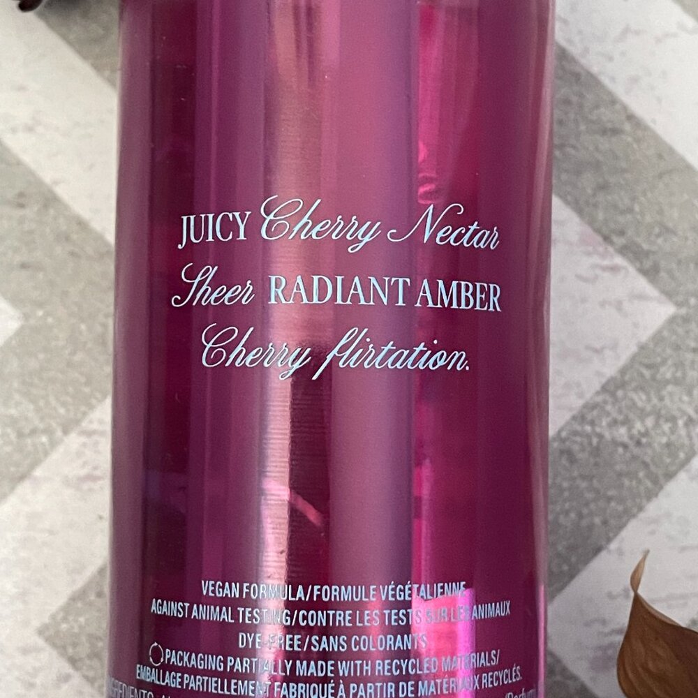 Victoria's Secret, Limited Edition, Cherry Bite, Radiant Amber Mist, NEW! - Picture 2 of 5